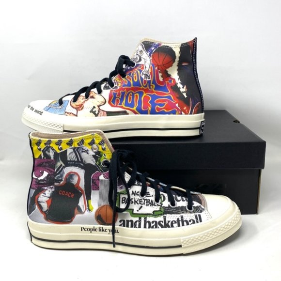 Converse Chuck 70 Shoes High Top Canvas Multicolor Women's Size Sneakers 170680C - Picture 8 of 11